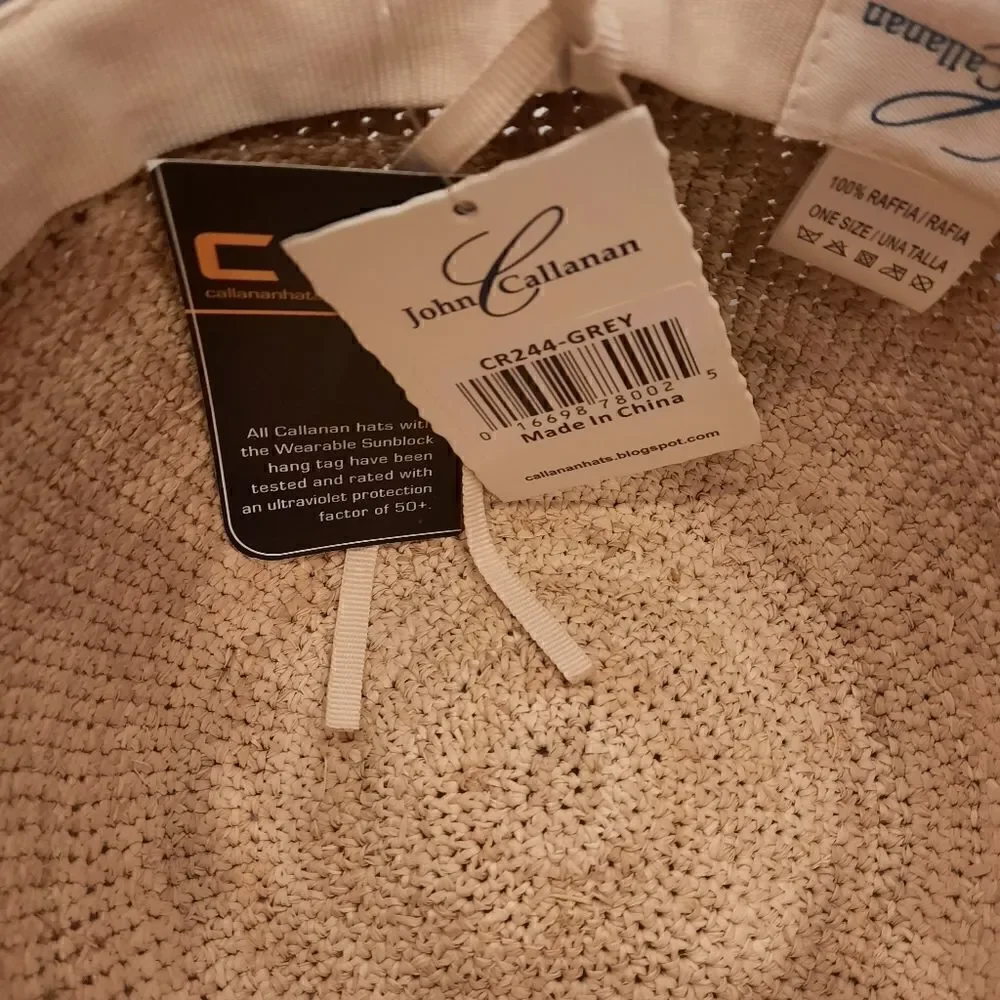 NWT Callanan Straw Sun Hat